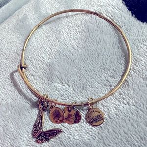 Alex and Ani - Butterfly Charm Bracelet Stackable